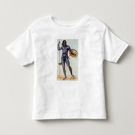 Pictish Man Holding a Shield Kinder Shirts (Voorkant)