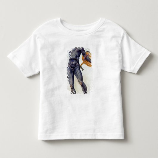 Pictish Man Holding a Shield Kinder Shirts (Voorkant)