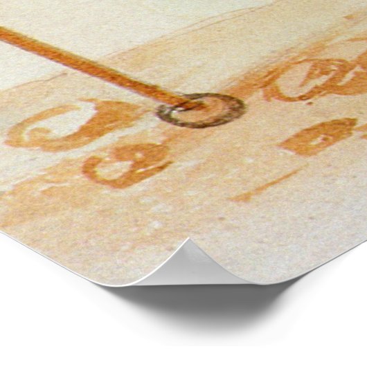 Pictish Man Holding a Shield Poster (Hoek)