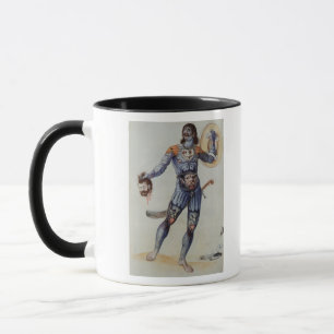 Pictish Man met een menselijk hoofd Mok