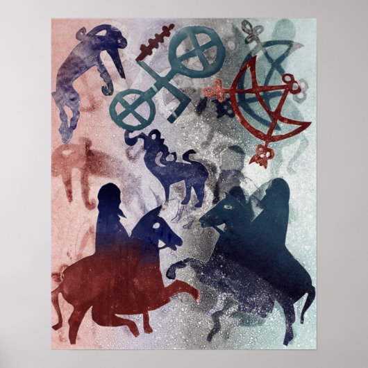 Pictish Riders 1996 Poster (Voorkant)