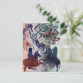 Pictish Ruiters 1996 Briefkaart (Staand voorkant)