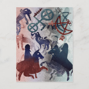 Pictish Ruiters 1996 Briefkaart