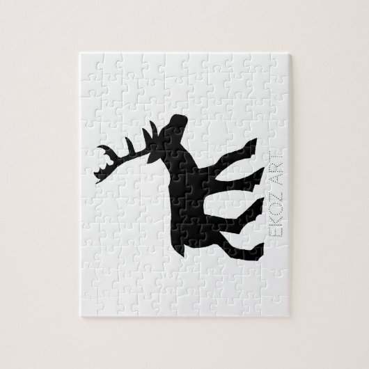 Pictish Stag Cutout Legpuzzel (Verticaal)