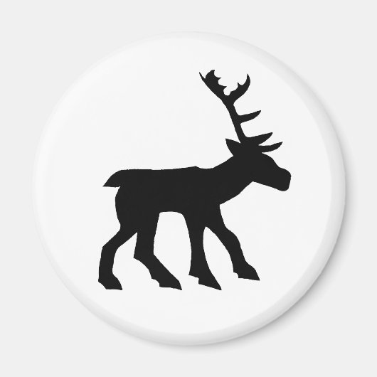 Pictish Stag Cutout Magneet (Voorkant)