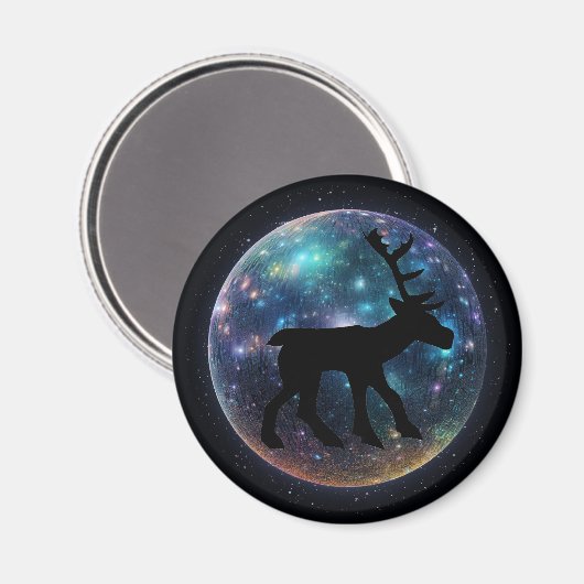 Pictish Stag Space Orb Magneet (Voorkant / Achterkant)