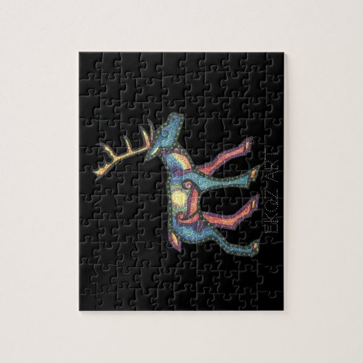 Pictish Stag Sun Legpuzzel (Verticaal)