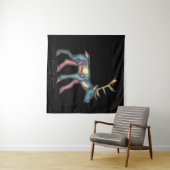 Pictish Stag Sun Wandkleed (In Situ (horizontaal))