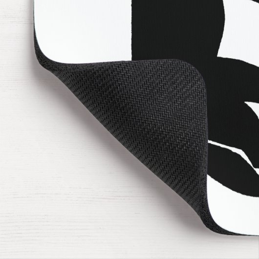 Pictish Wolf Cutout Muismat (Hoek)