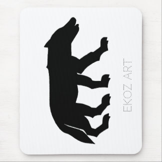 Pictish Wolf Cutout Muismat