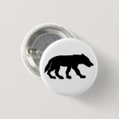 Pictish Wolf Cutout Ronde Button 3,2 Cm (Voorkant /achterkant)
