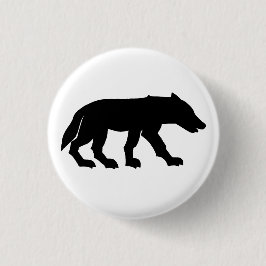 Pictish Wolf Cutout Ronde Button 3,2 Cm