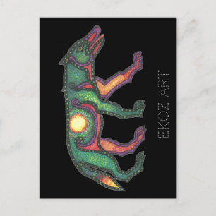 Pictish Wolf Sun Briefkaart