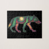 Pictish Wolf Sun Legpuzzel (Horizontaal)