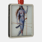 Pictish Woman Metalen Ornament (Rechts)