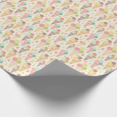 Pictocrèmekegelpatroon Cadeaupapier (Hoek)