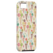 Pictocrèmekegelpatroon Case-Mate iPhone Case (Back/Rechts)