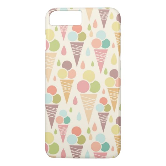 Pictocrèmekegelpatroon Case-Mate iPhone Case (Achterkant)