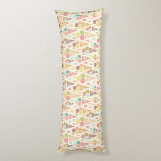 Pictocrèmekegelpatroon Lichaamskussen (Achterkant (Verticaal))