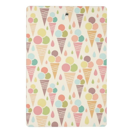 Pictocrèmekegelpatroon Mini Klembord (Achterkant)