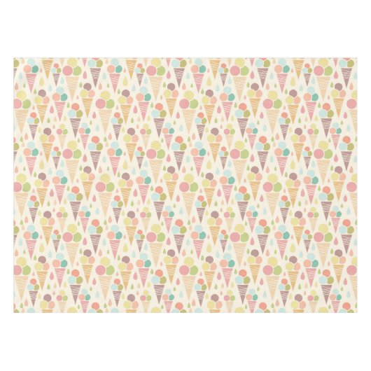 Pictocrèmekegelpatroon Tafelkleed (Voorkant (Horizontaal))