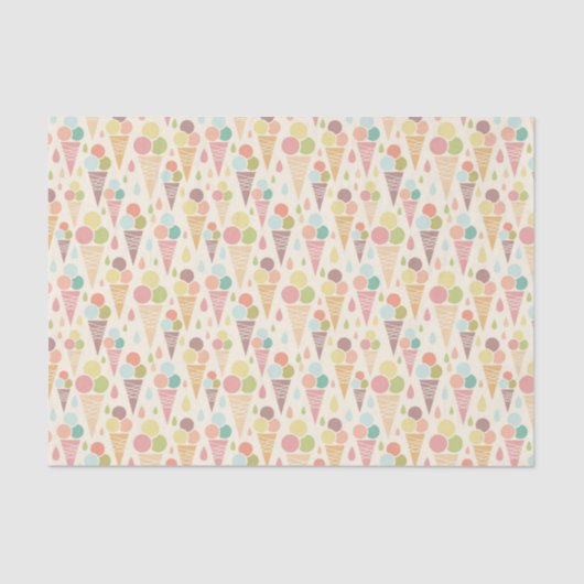 Pictocrèmekegelpatroon Tissuepapier (Voorkant)