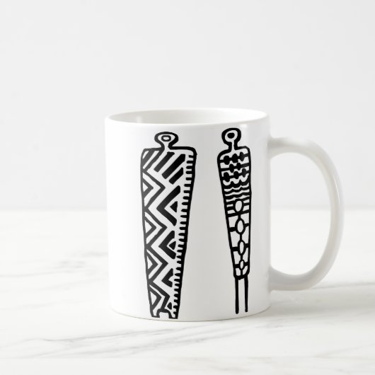 Pictograaf Mannen-BW Koffiemok (Rechts)