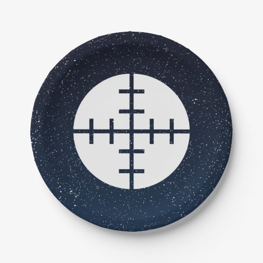 Pictograaf pistool papieren bordje (Voorkant)