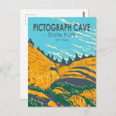 Pictograafkade State Park Montana Briefkaart (Voorkant / Achterkant)