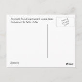Pictograafsteen voor mannen briefkaart (Achterkant)