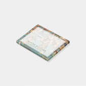 Pictografische kaart van de wereld post-it® notes (Schuin)