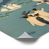 Pictografische kaart van de wereld poster (Hoek)