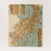 Pictografische kaart van Mexico Legpuzzel (Verticaal)