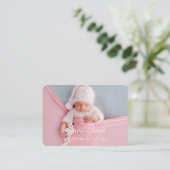 Pictogram Aangepaste Logo Foto Modern script socia Visitekaartje (Staand voorkant)