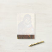 Pictogram bekend als de 'Maagd van Tsar Dushan', c Post-it® Notes (Op bureau)