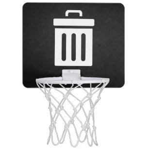 Pictogram Bins verwijderen Mini Basketbalring