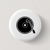 Pictogram Button 'I Heart Vinyl' (Voorkant)