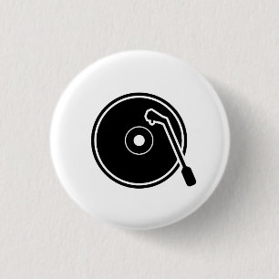Pictogram Button 'I Heart Vinyl'