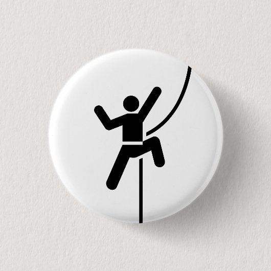 Pictogram-Button op rotsen Ronde Button 3,2 Cm (Voorkant)
