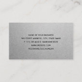 Pictogram Camera met handtekening Retro Visitekaartje (Achterkant)