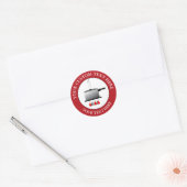 Pictogram Cooking Cooking Custom Text Logo Ronde Sticker (Envelop)
