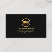 Pictogram Creative Gold Truck Lock maakt letters i Visitekaartje (Achterkant)