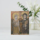 Pictogram die Abbott Mena met Christus Briefkaart (Staand voorkant)