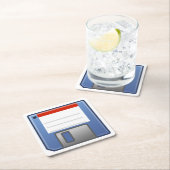 Pictogram diskettestation kartonnen onderzetters (Insitu)