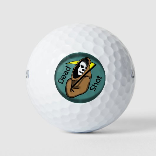 PICTOGRAM "DODE SHOT" GOLFBALLEN (Voorkant)
