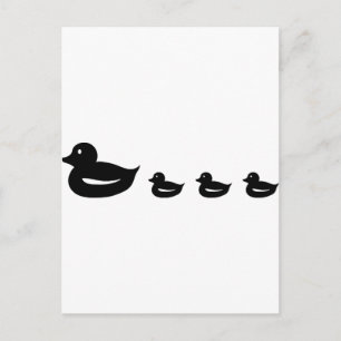 pictogram eend briefkaart
