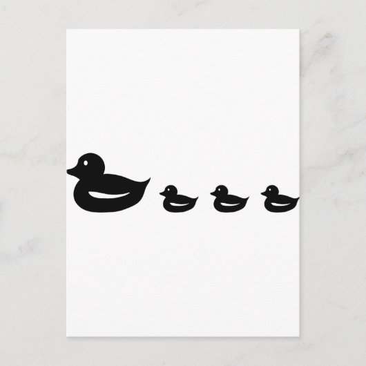 pictogram eend briefkaart (Voorkant)