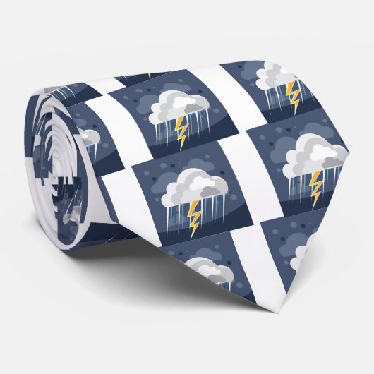 Pictogram Ernstig Storm Stropdas (Opgerold)