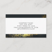 Pictogram Estate Agent | Goudstof Visitekaartje (Achterkant)