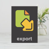 Pictogram exporteren kaart (Staand voorkant)